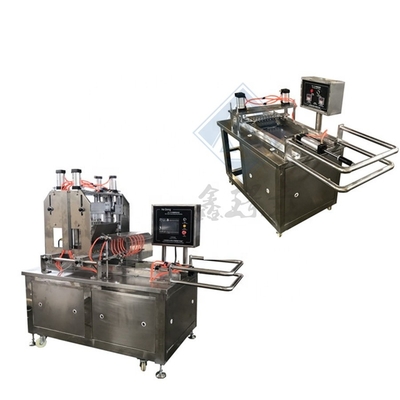 500 KG vollautomatische Gummi-Soft-Jelly-Süßigkeiten-Bärmachmaschine Einlagerungsanlage