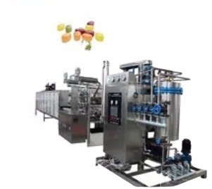 500 KG vollautomatische Gummi-Soft-Jelly-Süßigkeiten-Bärmachmaschine Einlagerungsanlage