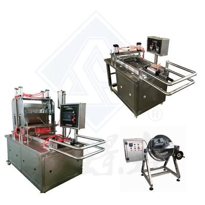 Maschinenfunktion Einlagerungsringe Kautschukmaschine zur Herstellung von Jelly Candy