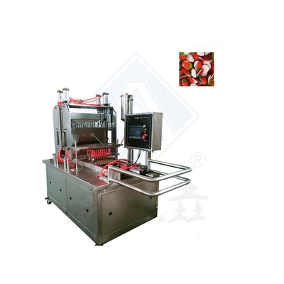 Hohe Produktivität Gummi-Candy-Machmaschine für Erdbeeren Bären Äpfel hoher Ertrag
