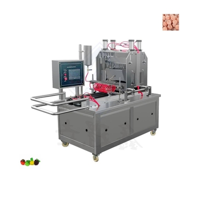 Halbautomatische Blueberry Soft Jelly Candy Gummy Candy Machinery mit Verbrauch