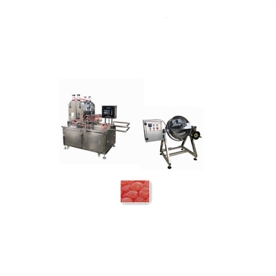 Halbautomatische Blueberry Soft Jelly Candy Gummy Candy Machinery mit Verbrauch