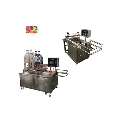 Halbautomatische Blueberry Soft Jelly Candy Gummy Candy Machinery mit Verbrauch