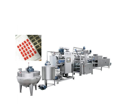 Multifunktionale Gummy Mint Süßigkeiten Automatische Maschine mit Pektin Rohstoff