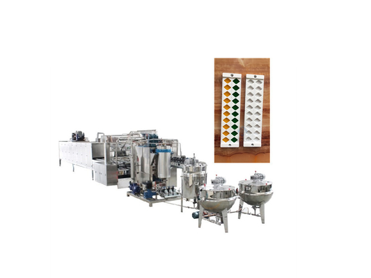 Multifunktionale Gummy Mint Süßigkeiten Automatische Maschine mit Pektin Rohstoff