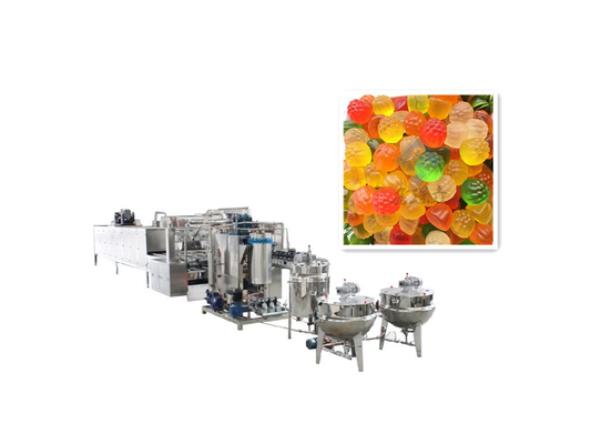 Multifunktionale Gummy Mint Süßigkeiten Automatische Maschine mit Pektin Rohstoff