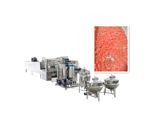 Multifunktionale Gummy Mint Süßigkeiten Automatische Maschine mit Pektin Rohstoff