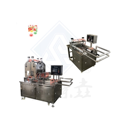 1900*900*1620mm Bärenblätter Süßigkeiten Einlagermaschine Gummi-Süßigkeiten Machmaschine Multifunktionell