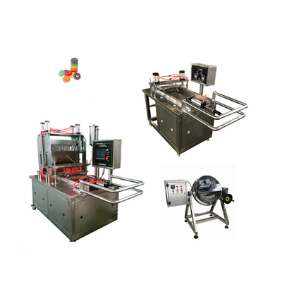 20-50 kg/h verschiedene Soft Candy Depositing-Maschinen für die industrielle Jelly Candy-Produktion