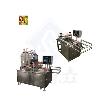 20-50 kg/h verschiedene Soft Candy Depositing-Maschinen für die industrielle Jelly Candy-Produktion