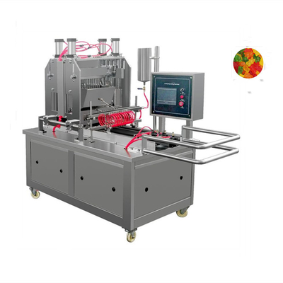 Kommerzielle Mango-Gelatin-Gummi-Süßigkeiten-Ablagerungsmaschine mit multifunktionaler Funktion