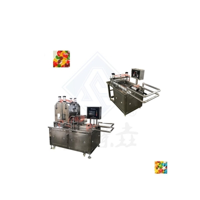 Halbautomatische Soft Jelly Gummy Candy Machinery 50 kg/h in 1900*900*1620mm Größe
