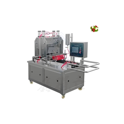 Halbautomatische Soft Jelly Gummy Candy Machinery 50 kg/h in 1900*900*1620mm Größe