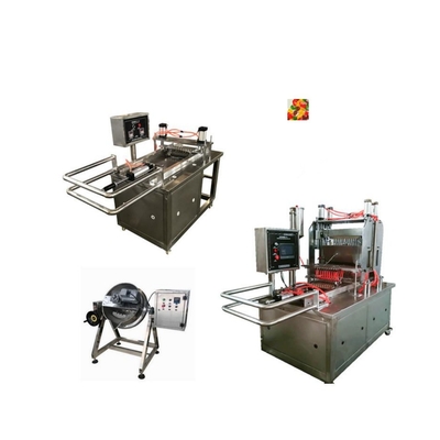 Hohe Produktivität 50 kg/h Pektinbär Gummi Maschine Depositor Gelee Gummi Süßigkeiten Herstellende Maschine 3kw