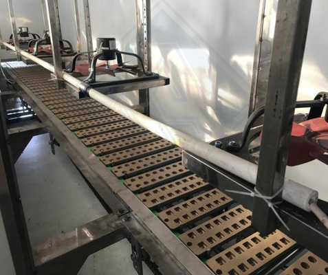 Erweiterte Jelly Candy-Machmaschine für Süßigkeiten 500 kg Ausgabe Automatische Produktionslinie