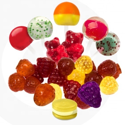 Personalisierbare kleine Multi-Aromen harte / weiche Gelee Süßigkeiten Maschine für Toffees und mehr