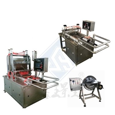 1.5KW/220V Gummy Making Machine für die vollautomatische Herstellung von Hartschukerkonserven