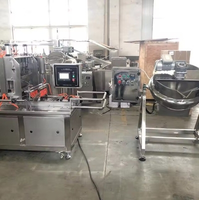 1500W Kuchen-Soft-Hard-Gel Toffee-Süßigkeiten-Gießmaschine mit halbautomatischer Funktion