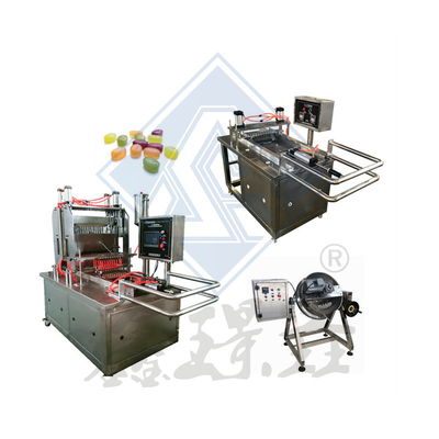 Mechanische Hard Candy Gießmaschine für hohe Produktivität 40-50kg/h Produktionslinie