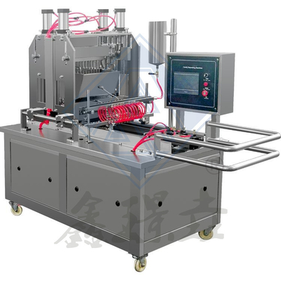 Gel-Fudge-Produktionslinie mit halbautomatischem Servo-Gießen und Pigment-Rohstoff
